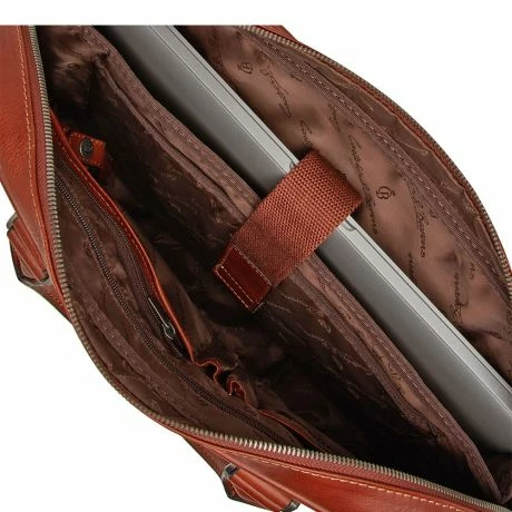 Castelijn & Beerens Verona Business RFID Laptoptas 15.6'' Licht Bruin 5 Castelijn & Beerens Verona Business RFID Laptoptas 15.6'' Licht Bruin - Afbeelding 3