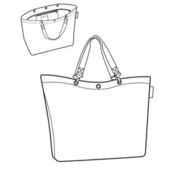 Reisenthel Shopper XL / Strandtas Black -NL Rugzak Verkoopwinkel zu2018 shopperxl bagageonline4 3 1